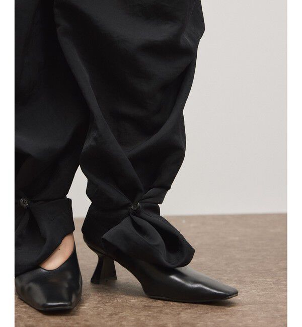 ADAM ET ROPE'「2WAYヘムパラシュートパンツ」|チノ|