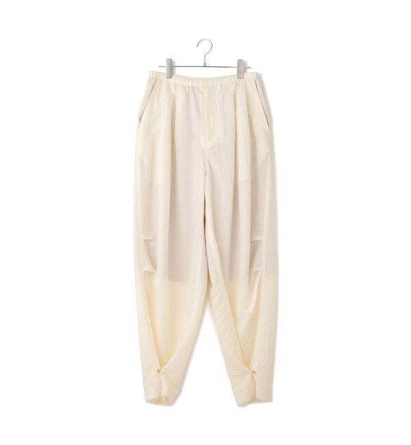 ADAM ET ROPE'「2WAYヘムパラシュートパンツ」|チノ|