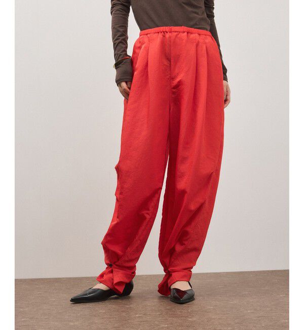 ADAM ET ROPE'「2WAYヘムパラシュートパンツ」|チノ|