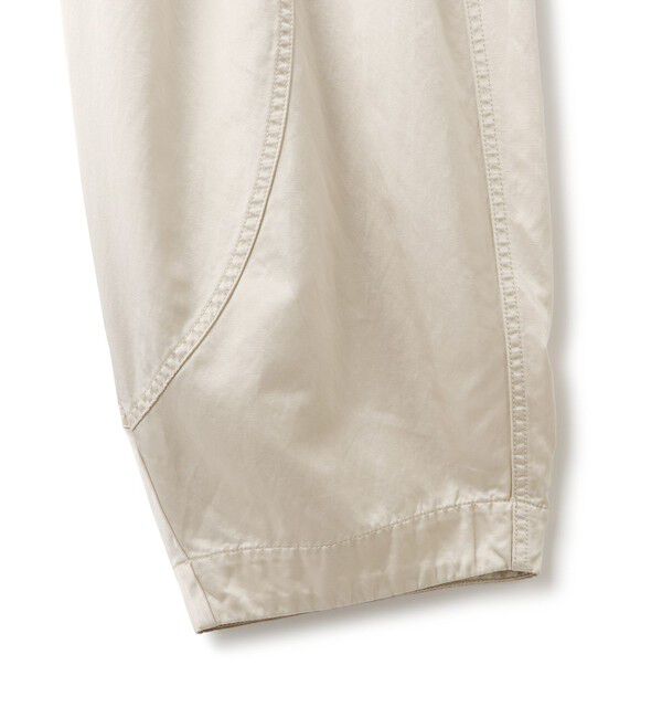 ADAM ET ROPE'「ピグメントダイエッグパンツ」|チノ|