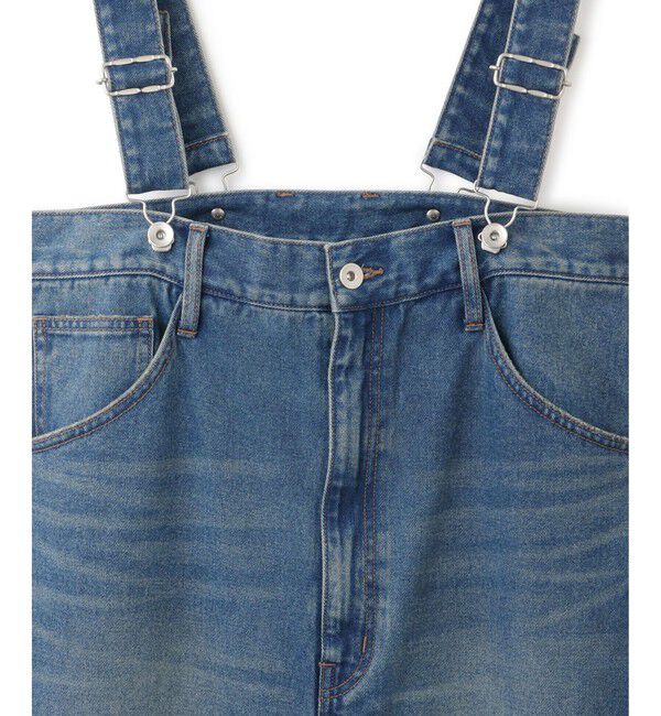 ADAM ET ROPE'「【サステナブル】2WAYデニムサロペット」|オールインワン|