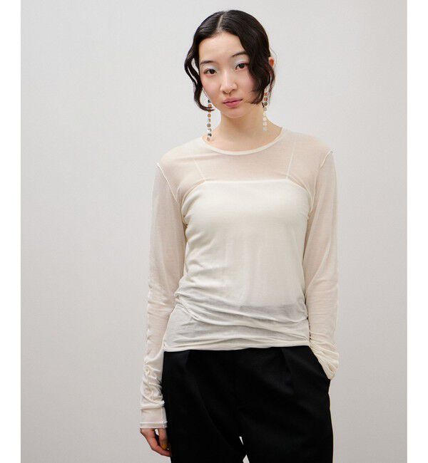 ADAM ET ROPE'「ロングスリーブカットソー」|Tシャツ・カットソー|