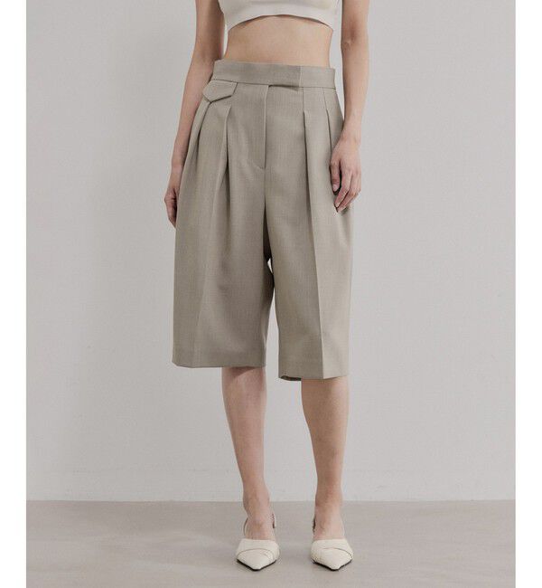 ADAM ET ROPE'「 【EMOELLE】ハーフパンツ」|チノ|ベージュ系(29)