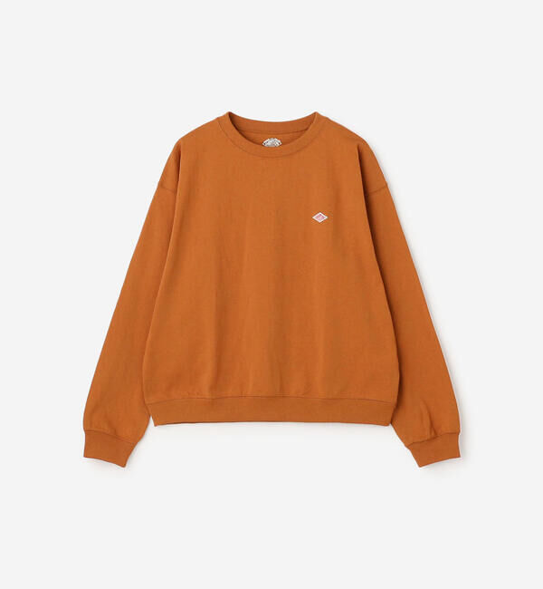 DANTON「DANTON | クルーネック 長袖Tシャツ WOMEN」|Tシャツ・カットソー|ORANGE