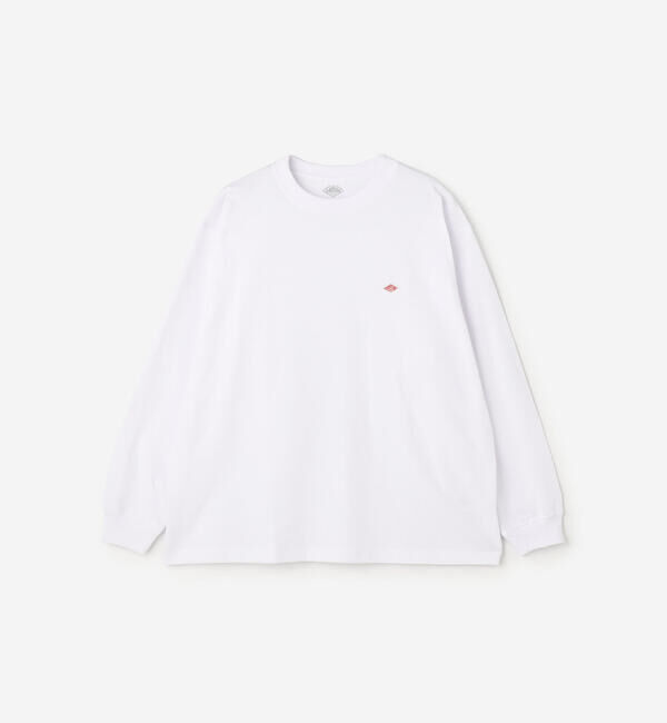 DANTON「DANTON | クルーネック 長袖Tシャツ MEN」|Tシャツ・カットソー|WHITE