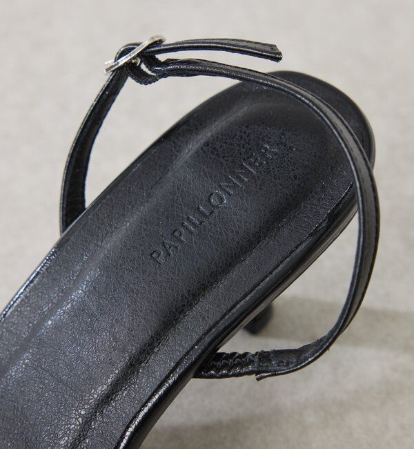  「【PAPILLONNER/パピヨネ】メタリックラウンドサンダル」|サンダル|