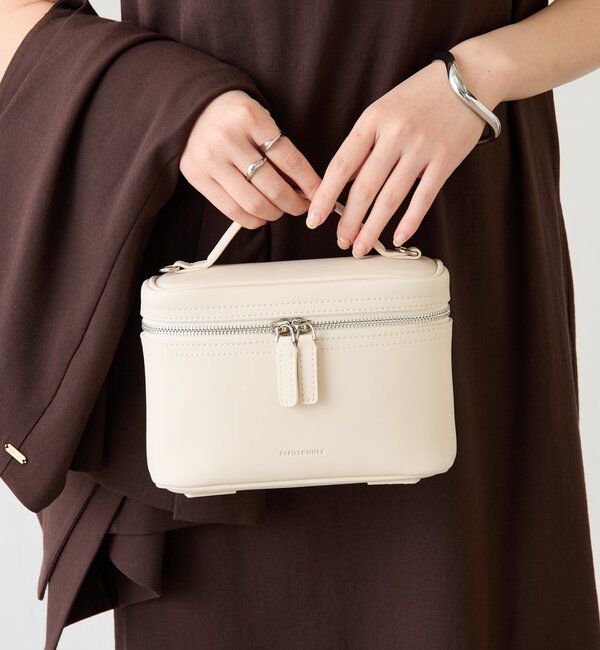  「【PAPILLONNER/パピヨネ】ミラー付きミニバニティバッグ/セレモニー」|その他|