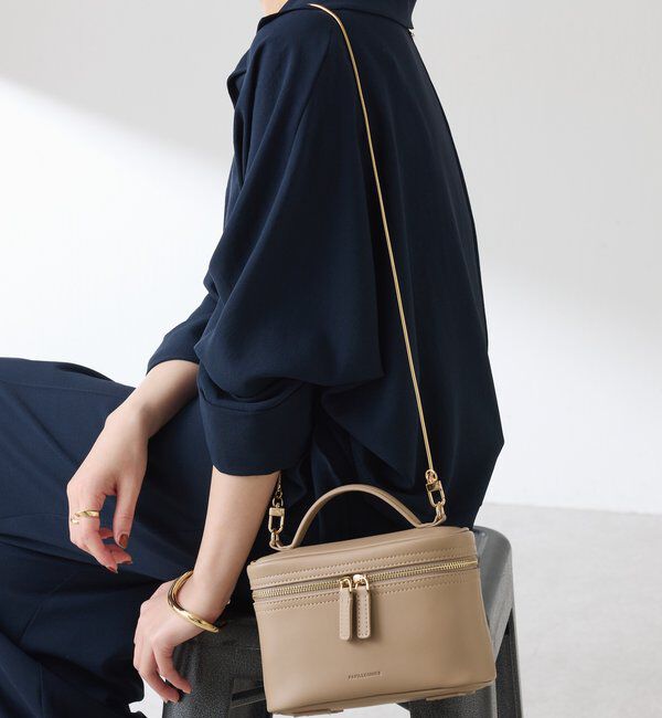  「【PAPILLONNER/パピヨネ】ミラー付きミニバニティバッグ/セレモニー」|その他|