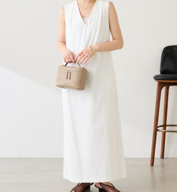  「【PAPILLONNER/パピヨネ】ミラー付きミニバニティバッグ/セレモニー」|その他|