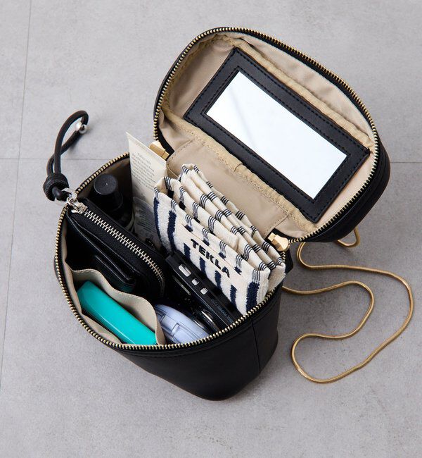  「【PAPILLONNER/パピヨネ】ミラー付きミニバニティバッグ/セレモニー」|その他|