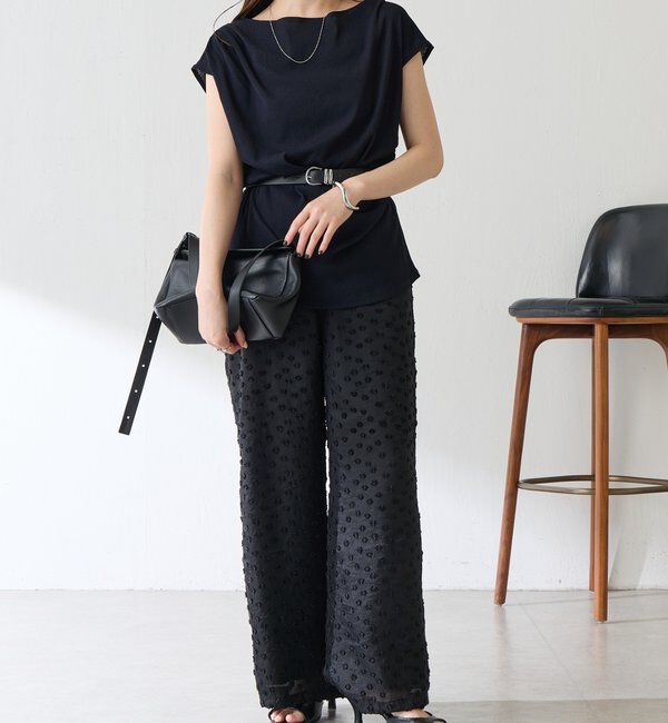  「立体フラワーシアーワイドパンツ」|その他|