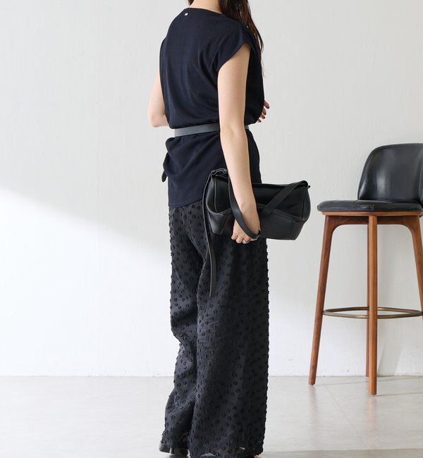  「立体フラワーシアーワイドパンツ」|その他|