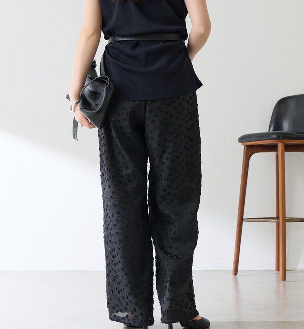  「立体フラワーシアーワイドパンツ」|その他|