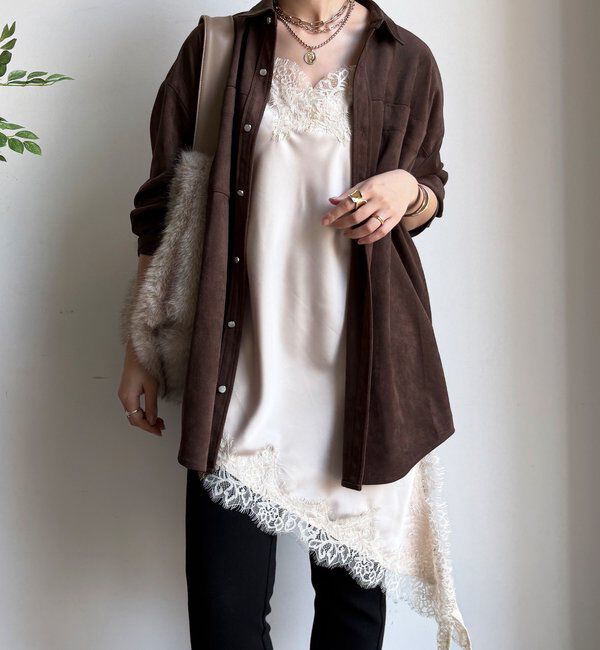  「アシメレースキャミ」|シャツ・ブラウス|