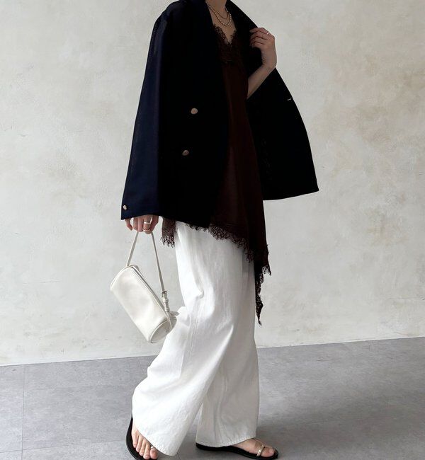  「アシメレースキャミ」|シャツ・ブラウス|