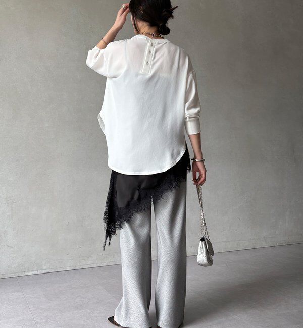  「アシメレースキャミ」|シャツ・ブラウス|