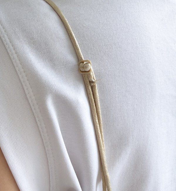  「【SAKURA企画】裾ギャザー切替キャミワンピース」|ワンピース|