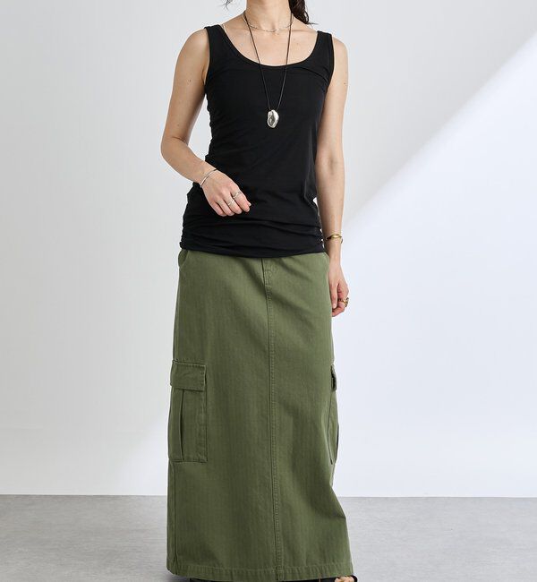  「MYSELFbyRD/LONG TANK SLIP」|キャミソール|