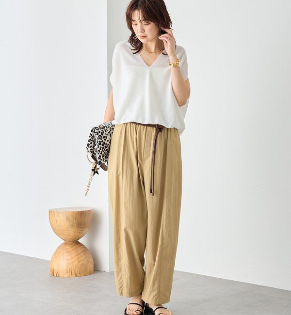  「【美シルエット】ライトギマフレンチコクーンニット」|ニット・セーター|