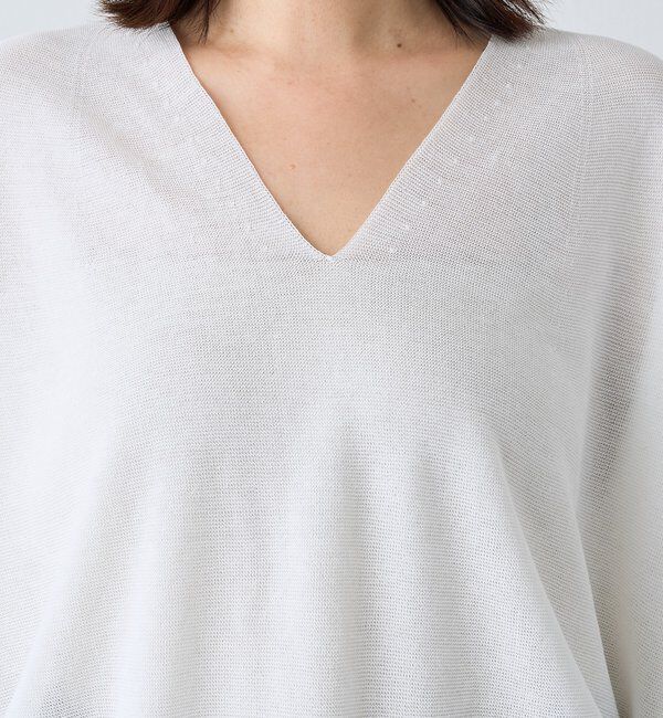  「【美シルエット】ライトギマフレンチコクーンニット」|ニット・セーター|