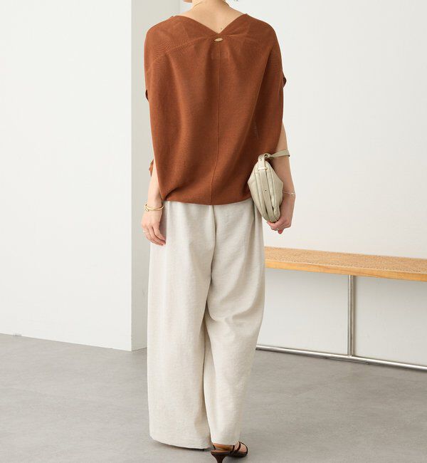  「【美シルエット】ライトギマフレンチコクーンニット」|ニット・セーター|