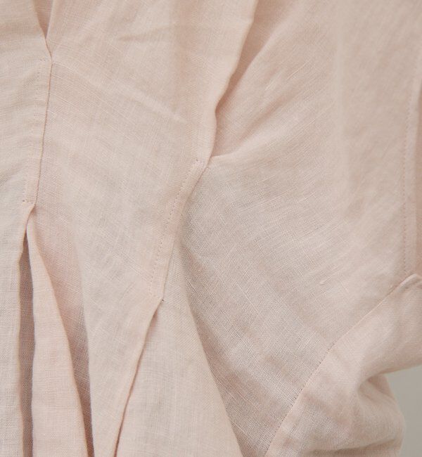  「【WEB限定】ハーフスリーブウエストシェイプシャツ」|シャツ・ブラウス|