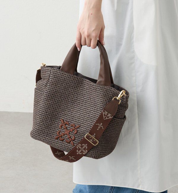  「ナイロンラフィア2WAYトートバッグ」|トートバッグ|