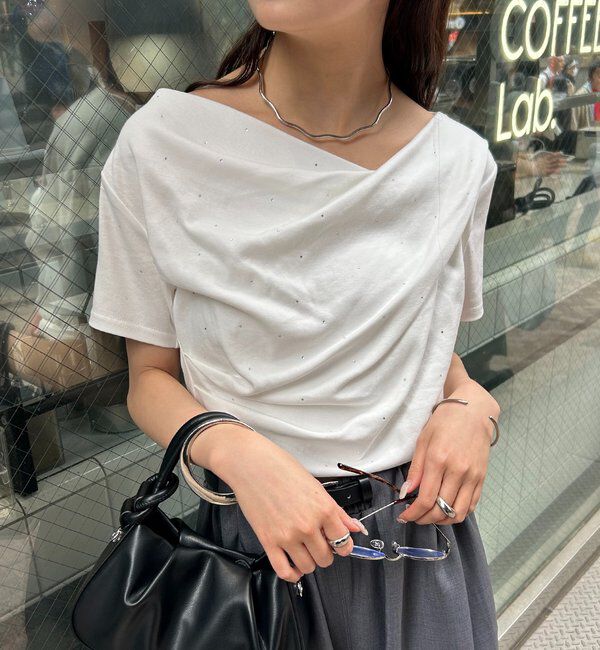  「26SSオフショルTシャツ」|Tシャツ・カットソー|