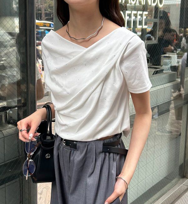  「26SSオフショルTシャツ」|Tシャツ・カットソー|