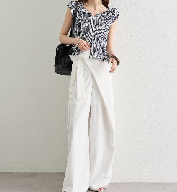  「ラップリボンパンツ」|チノ|