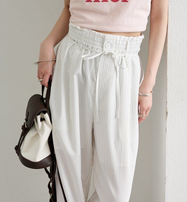  「26SS Wベルトパンツ」|チノ|