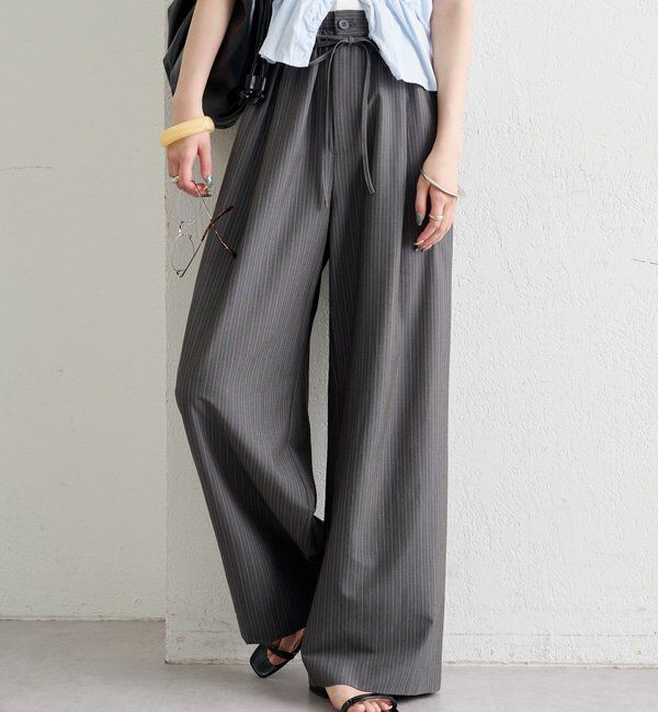  「26SS Wベルトパンツ」|チノ|