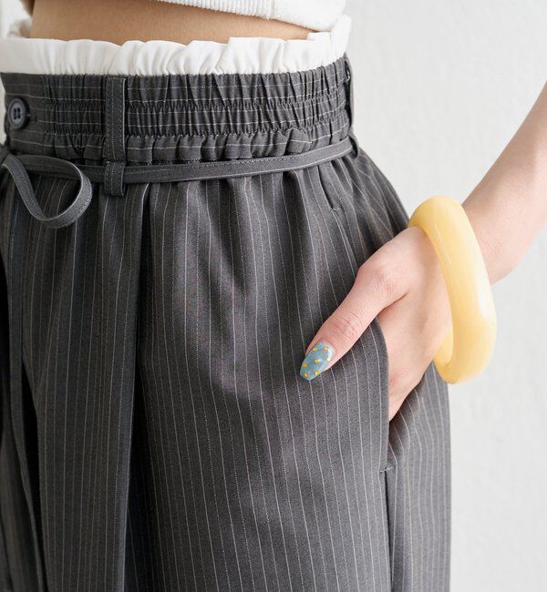  「26SS Wベルトパンツ」|チノ|