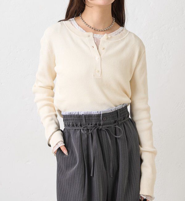  「26SSヘンリーリブニット」|ニット・セーター|