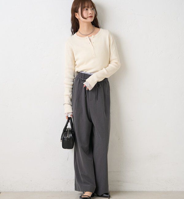  「26SSヘンリーリブニット」|ニット・セーター|