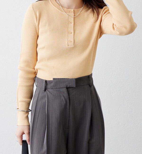  「26SSヘンリーリブニット」|ニット・セーター|