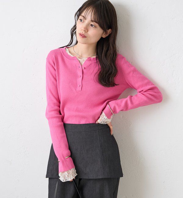  「26SSヘンリーリブニット」|ニット・セーター|