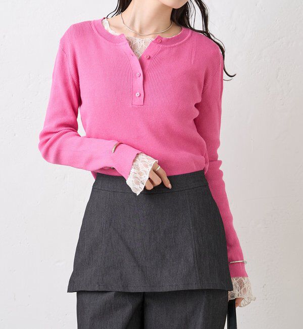  「26SSヘンリーリブニット」|ニット・セーター|