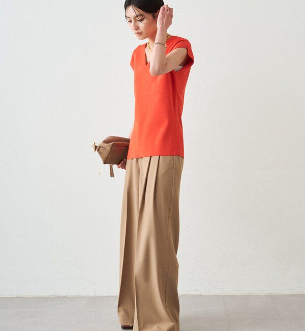  「2WAYツヤニット」|ニット・セーター|