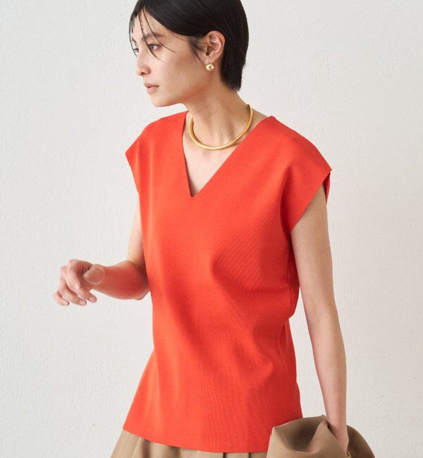  「2WAYツヤニット」|ニット・セーター|