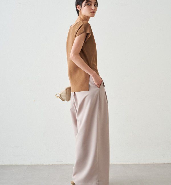  「2WAYツヤニット」|ニット・セーター|