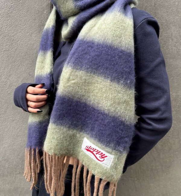  「SLOPPYボーダーマフラー」|マフラー|