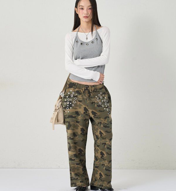  「アイレットスウェットパンツ」|チノ|