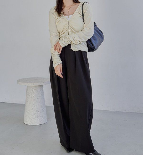  「パイピングドレープカーディガン」|Tシャツ・カットソー|