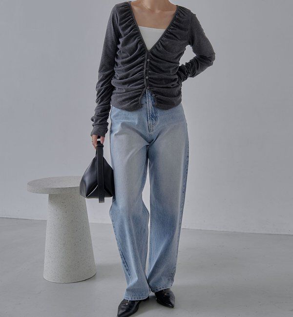  「パイピングドレープカーディガン」|Tシャツ・カットソー|