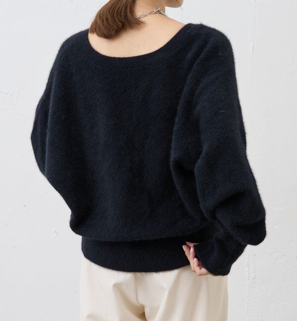  「ファーウールタイ付きカーディガン」|カーディガン|