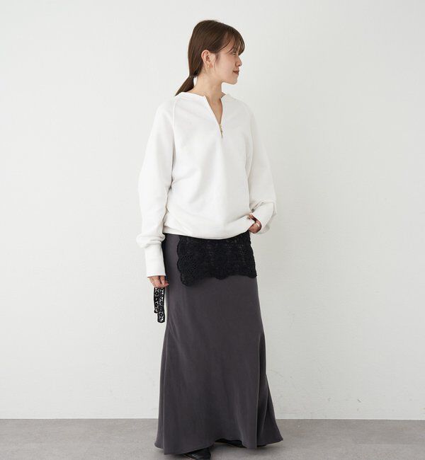  「2WAYジップスウェット」|Tシャツ・カットソー|