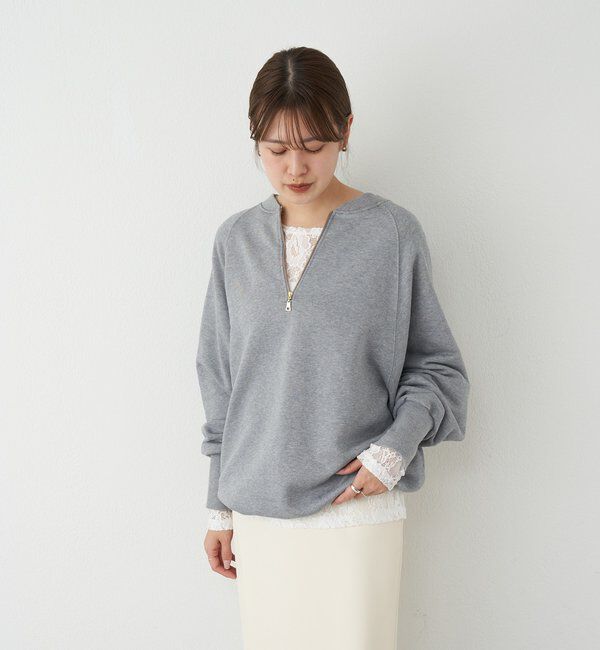  「2WAYジップスウェット」|Tシャツ・カットソー|