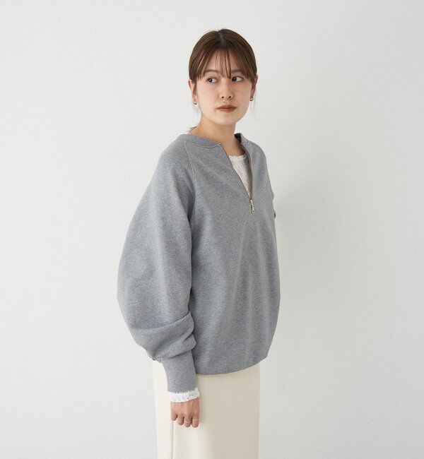  「2WAYジップスウェット」|Tシャツ・カットソー|