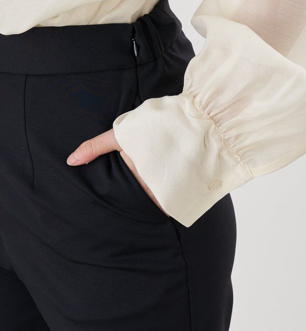  「スリムジャージーパンツ」|チノ|